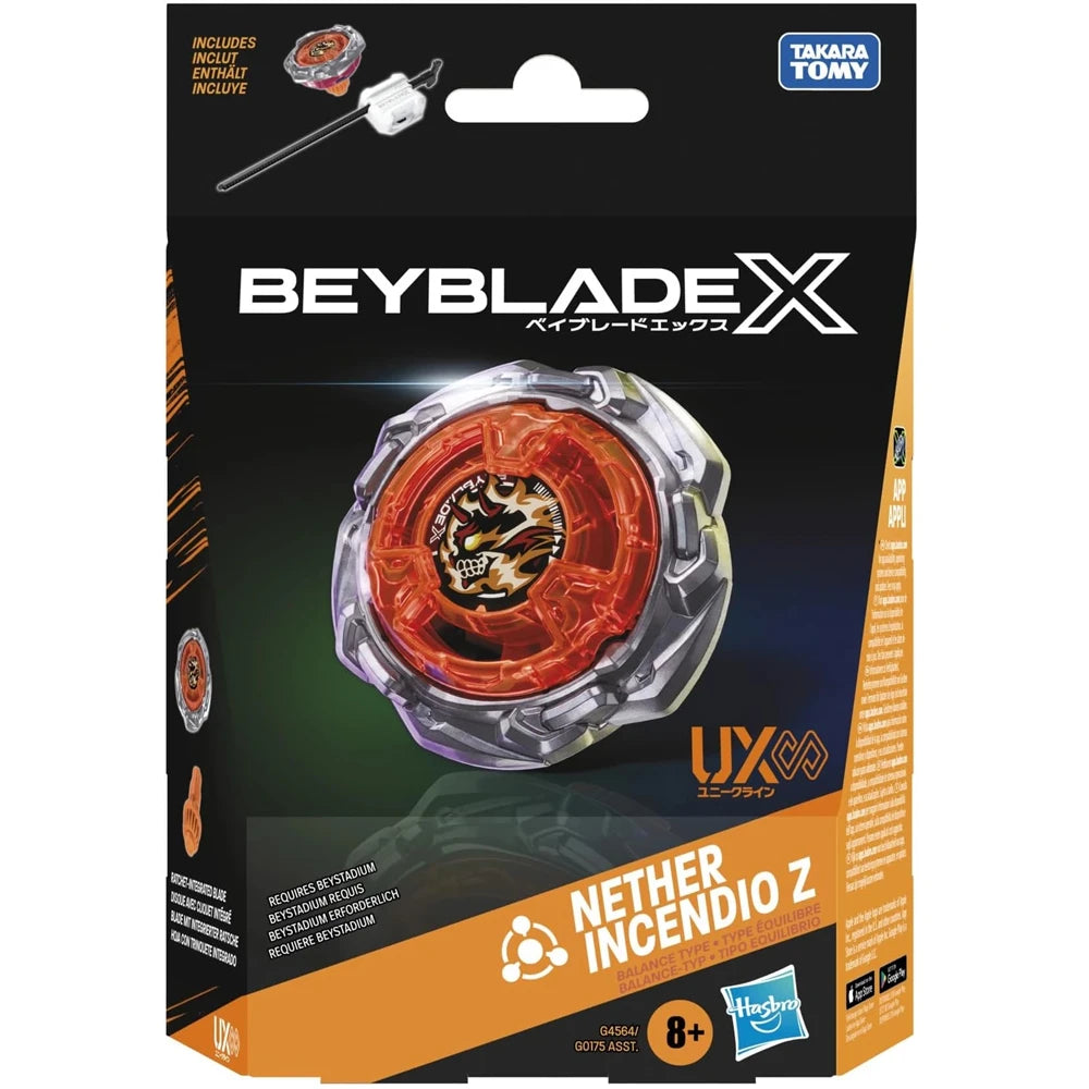 Beyblade X : Nether Incendio Z UX Starter Kit