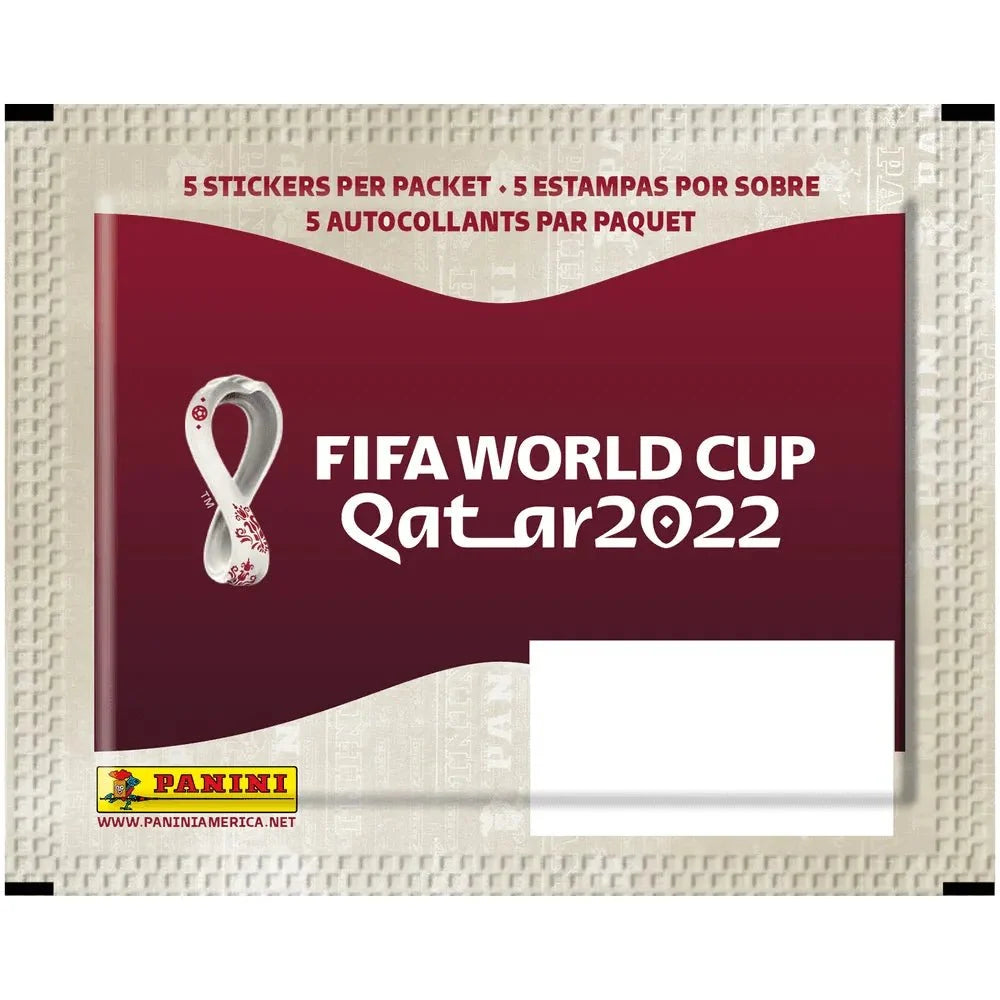 2022 Panini World Cup Soccer Sticker Pack (1 Pack)