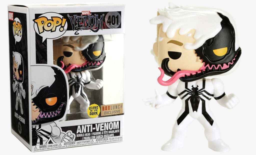Funko POP - Venom - Anti-Venom Glow In The Dark Funko Pop! #401 Box Lunch Exclusive