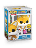 Sonic The Hedgehog - Tails Flying Flocked Chase Specialty Funko Pop! W/Protector