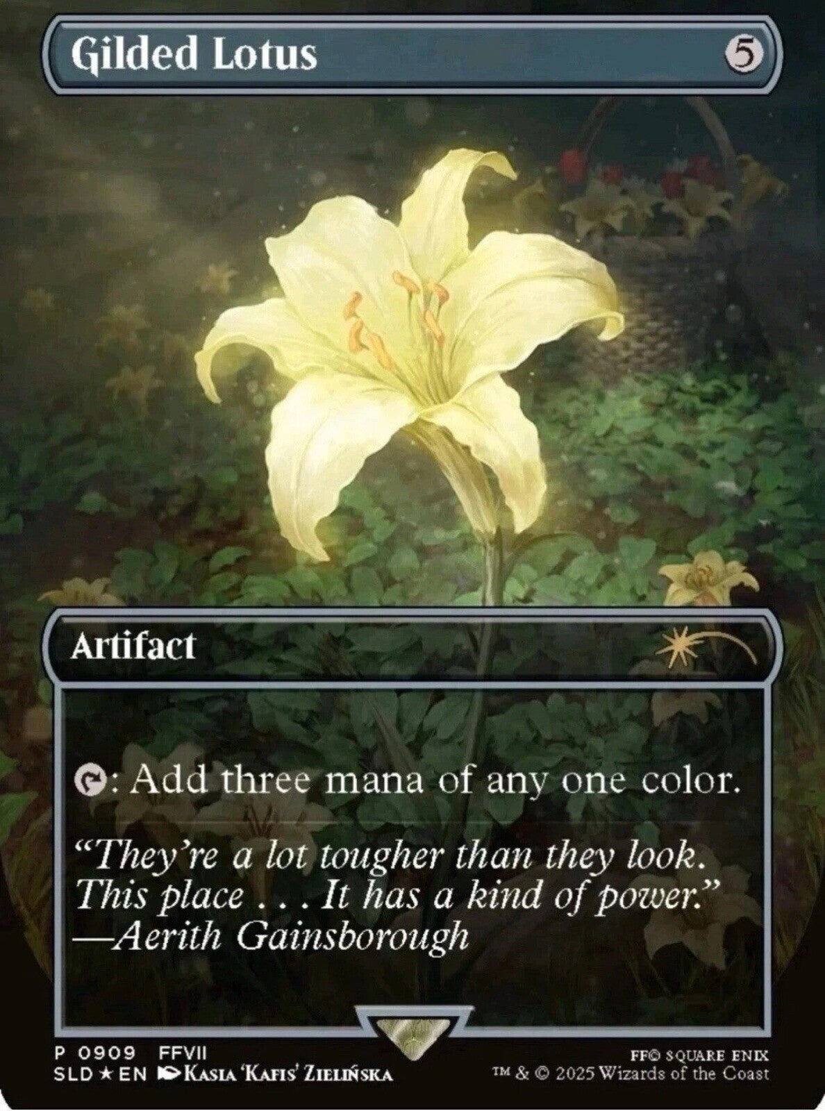 Magic the Gathering Secret Lair x Final Fantasy Gilded Lotus (Rainbow Foil Edition)