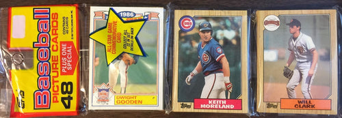 1987 Topps Baseball Rack Pack