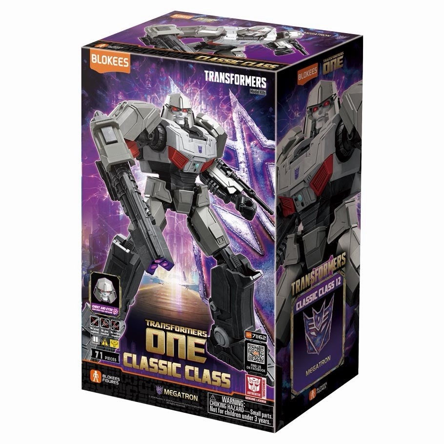 Blokees Transformers One Classic Class Megatron Robot Model Kit