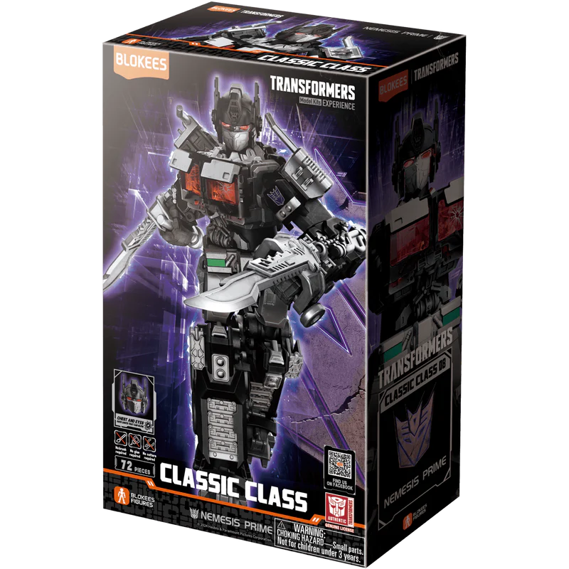 Blokees Transformers Classic Class Nemesis Prime Robot Model Kit