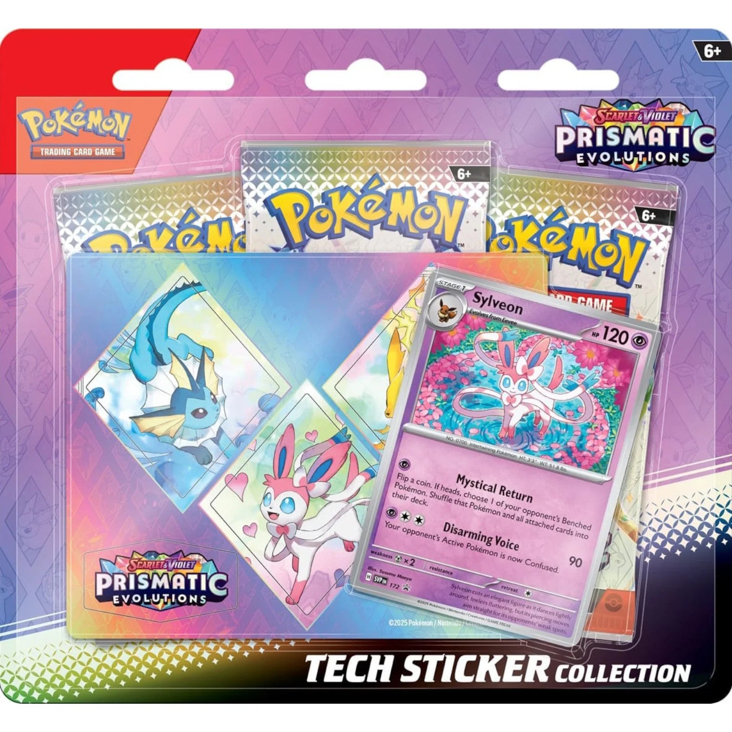 Pokemon TCG: Scarlet & Violet Prismatic Evolutions Tech Sticker Collection