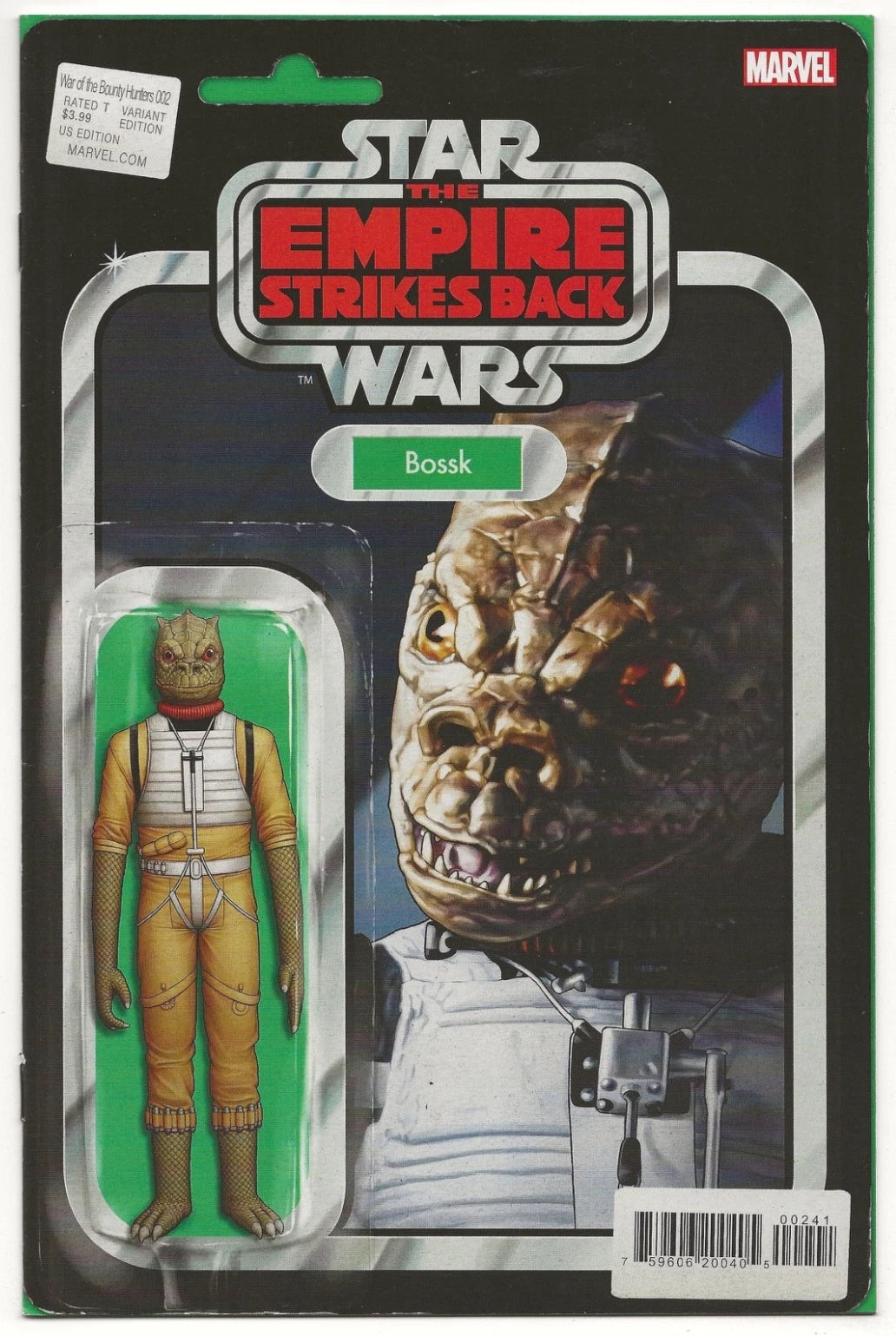 Marvel Comics: Star Wars War of the Bounty Hunters - #2 Bossk Action Figure VAR