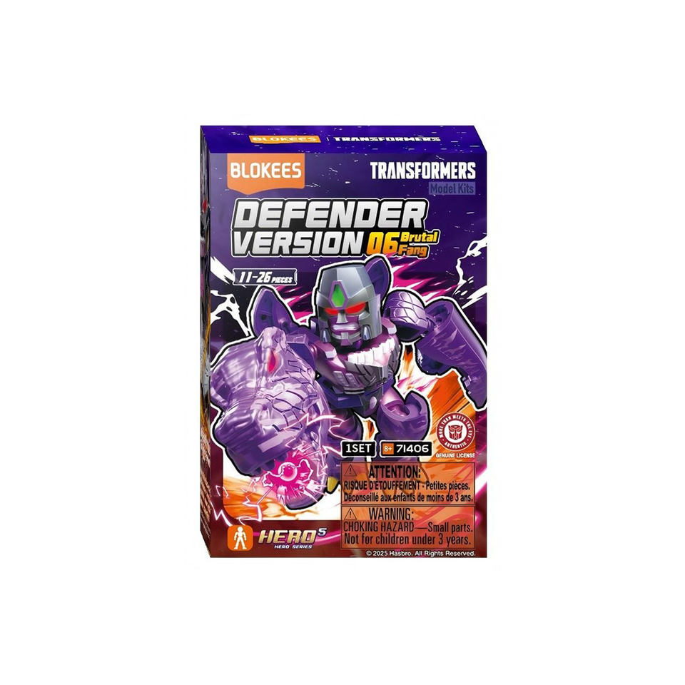 Blokees Transformers Defender Version 06 Brutal Fang