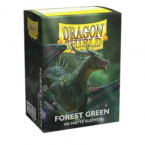 Dragon Shield: Forest Green - Matte Sleeves - Standard Size (100ct)