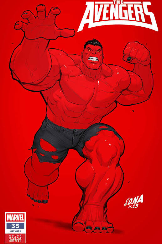 Marvel The avengers #35 red hulk variant