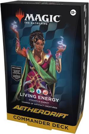 Magic: The Gathering - Aetherdrift Living Energy Commander Deck (Release Date: 2/14/25, In-store Pickup: 2/7/25)