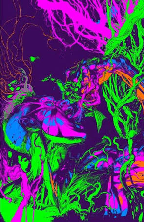 DC Comics: Dawn of DC - Knight of Terrors #1 - CVR D Ivan Reis Darkest Hour Neon Ink Card Stock VAR