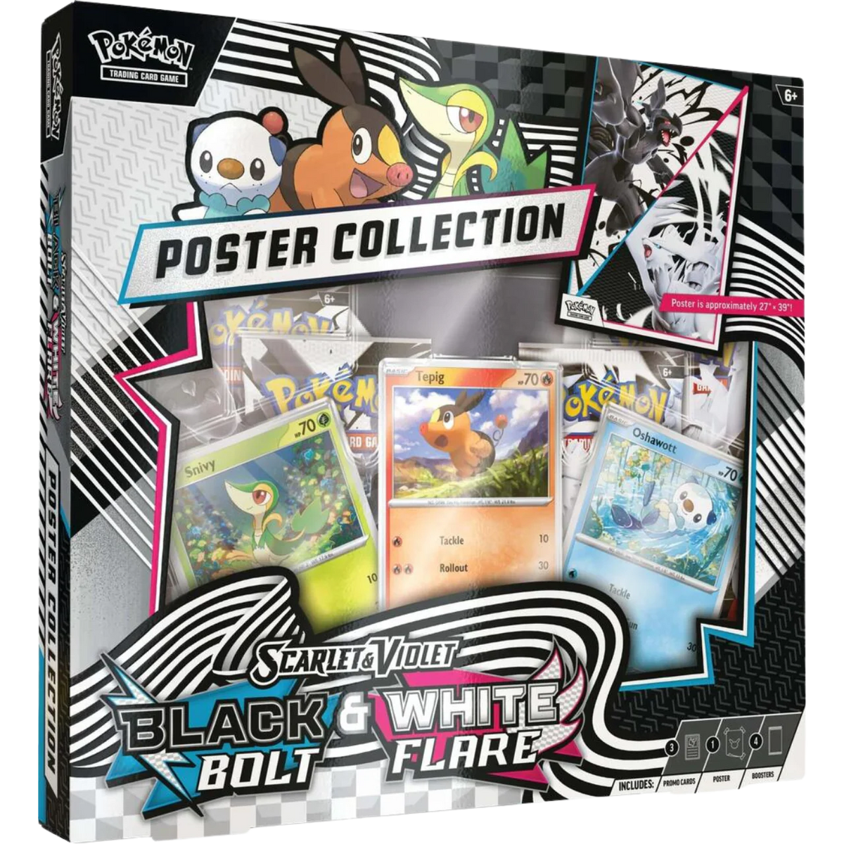 Pokemon Black Bolt & White Flare Poster Collection