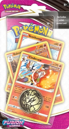 Pokemon Fusion Strike 3 Promo Cards Pack with Token