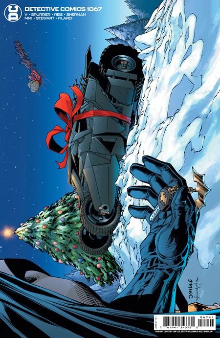 DETECTIVE COMICS #1067 CVR C JIM LEE SCOTT WILLIAMS ALEX SINCLAIR DC HOLIDAY CARD CARD STOCK VAR