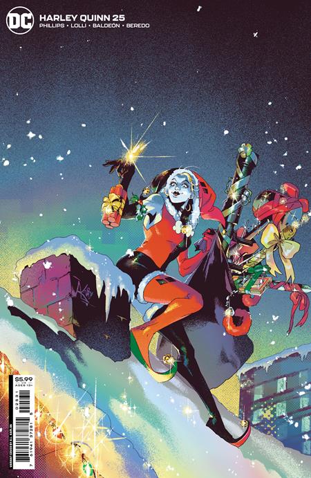 DC Comics:  HARLEY QUINN - #25 CVR C AL KAPLAN HOLIDAY CARD STOCK VAR