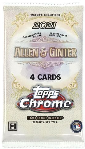 Topps: 2021 Chrome Allen & Ginter Baseball Cards - Hobby Pack