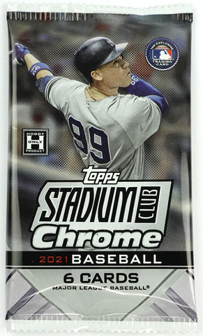 Topps: 2021 Stadium Club Chrome Cards - Hobby Pack