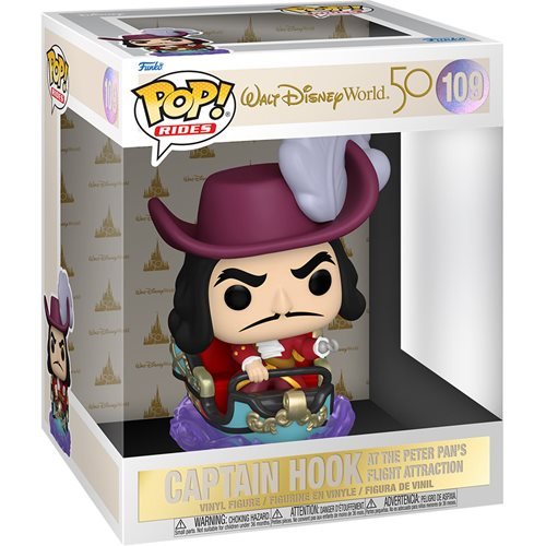 Walt Disney World 50th Anniversary: Captain Hook on Peter Pan's Flight - Funko Pop! Rides