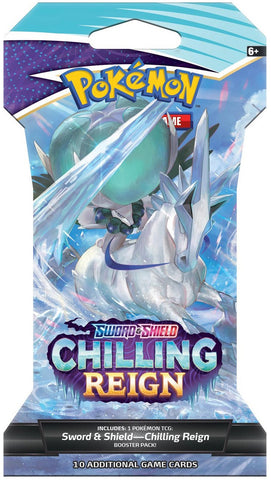 Pokemon Sword And Shield Chilling Reign Sleeved Booster Pack