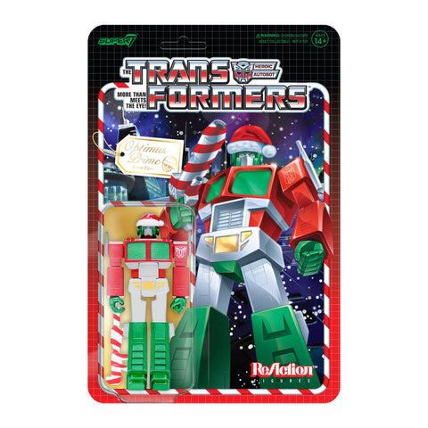 Transformers Holiday Optimus Prime Action Figure by Super 7
