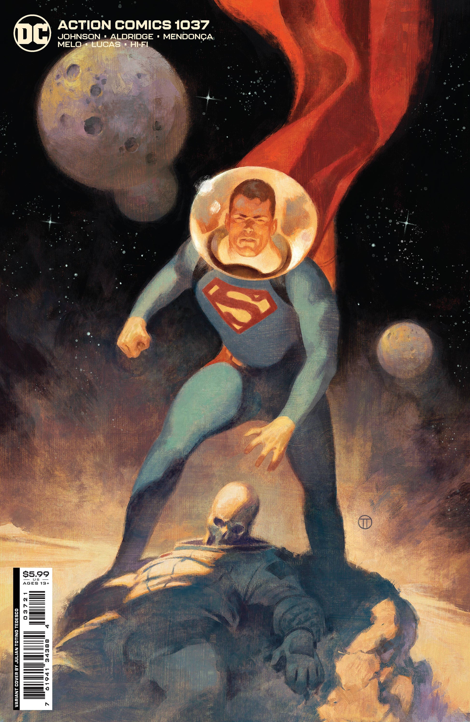 ACTION COMICS #1037 CVR B TEDESCO CARD STOCK VAR