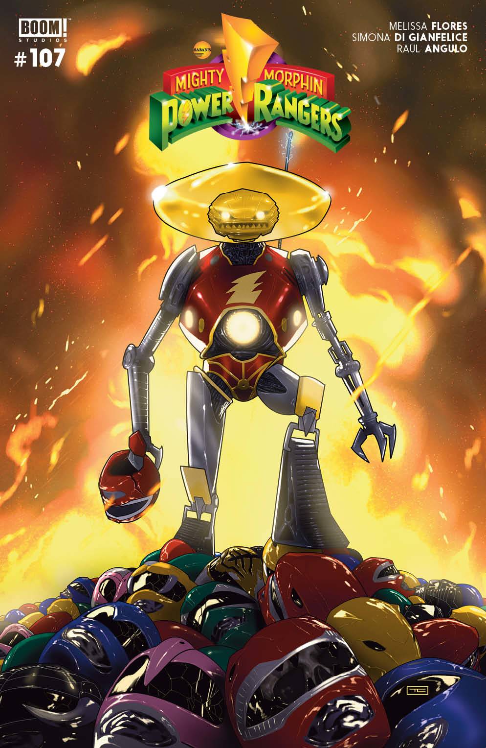 MIGHTY MORPHIN POWER RANGERS #107 CVR A CLARKE (C: 1-0-0)