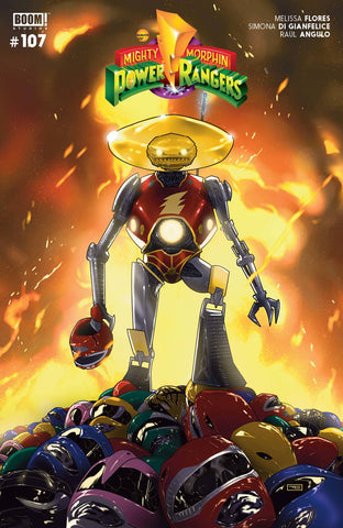 MIGHTY MORPHIN POWER RANGERS #107 CVR A CLARKE (C: 1-0-0)