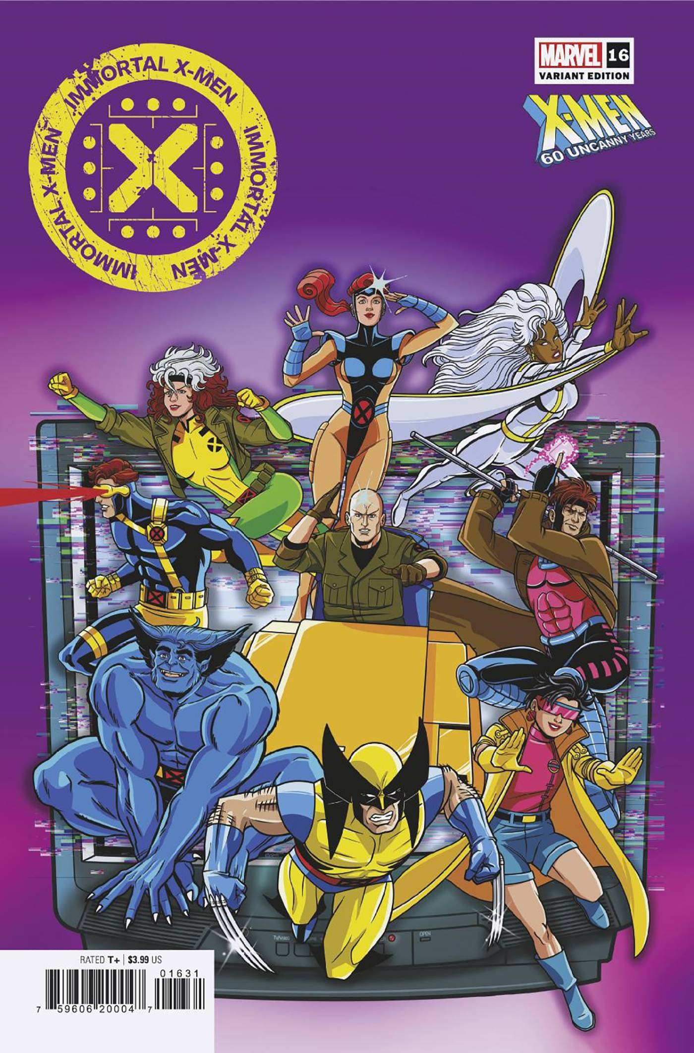 IMMORTAL X-MEN #16 DAN VEESENMEYER X-MEN 60TH VAR