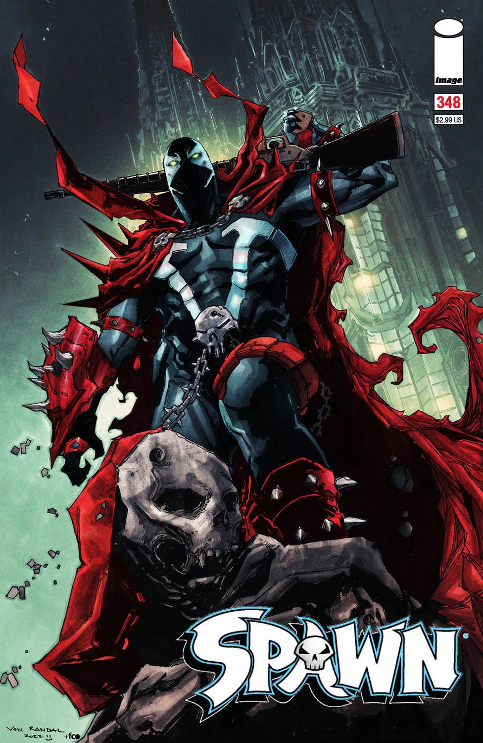 SPAWN #348 CVR B VON RANDAL