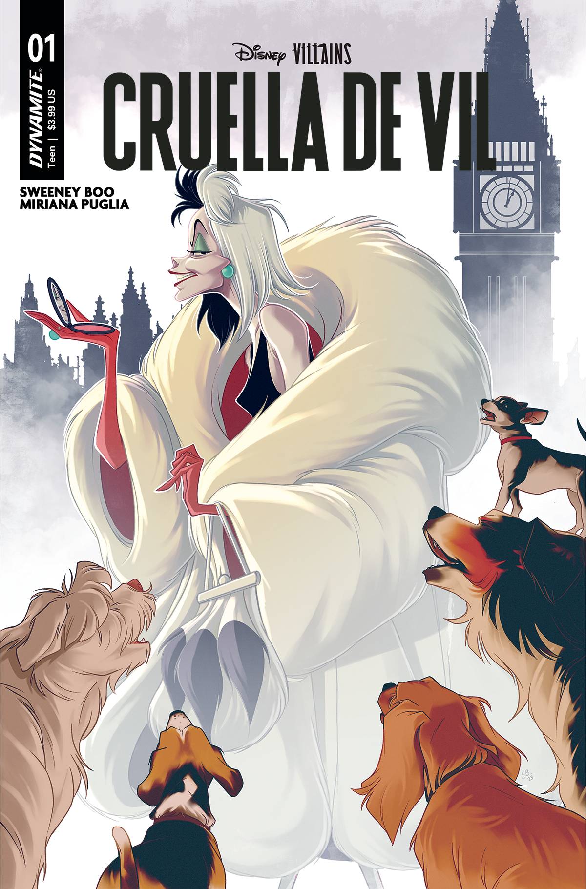 DISNEY VILLAINS CRUELLA DE VIL #1 COMIC BOOK CVR A BOO