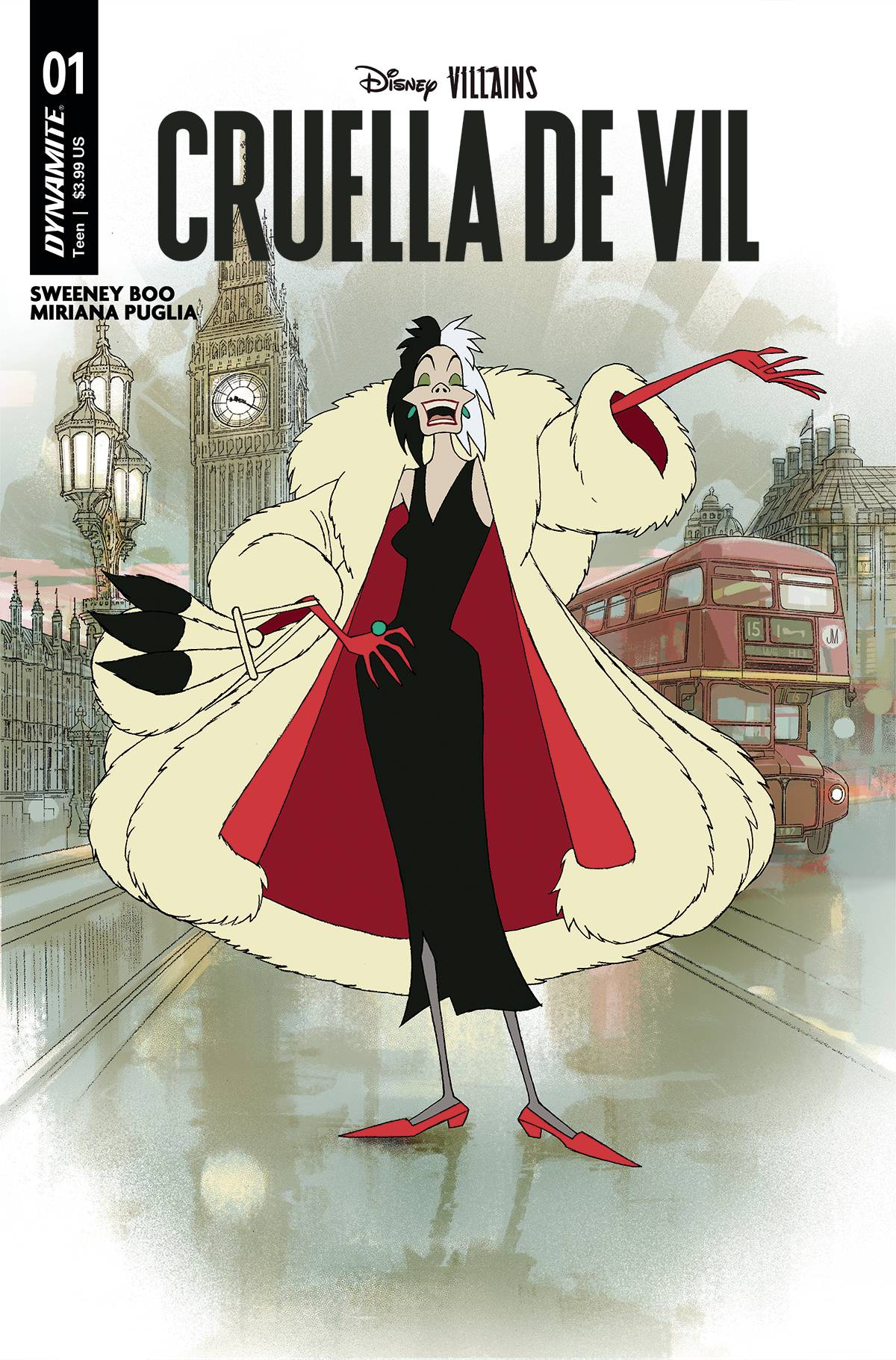 DISNEY VILLAINS CRUELLA DE VIL #1 COMIC BOOK CVR B MIDDLETON