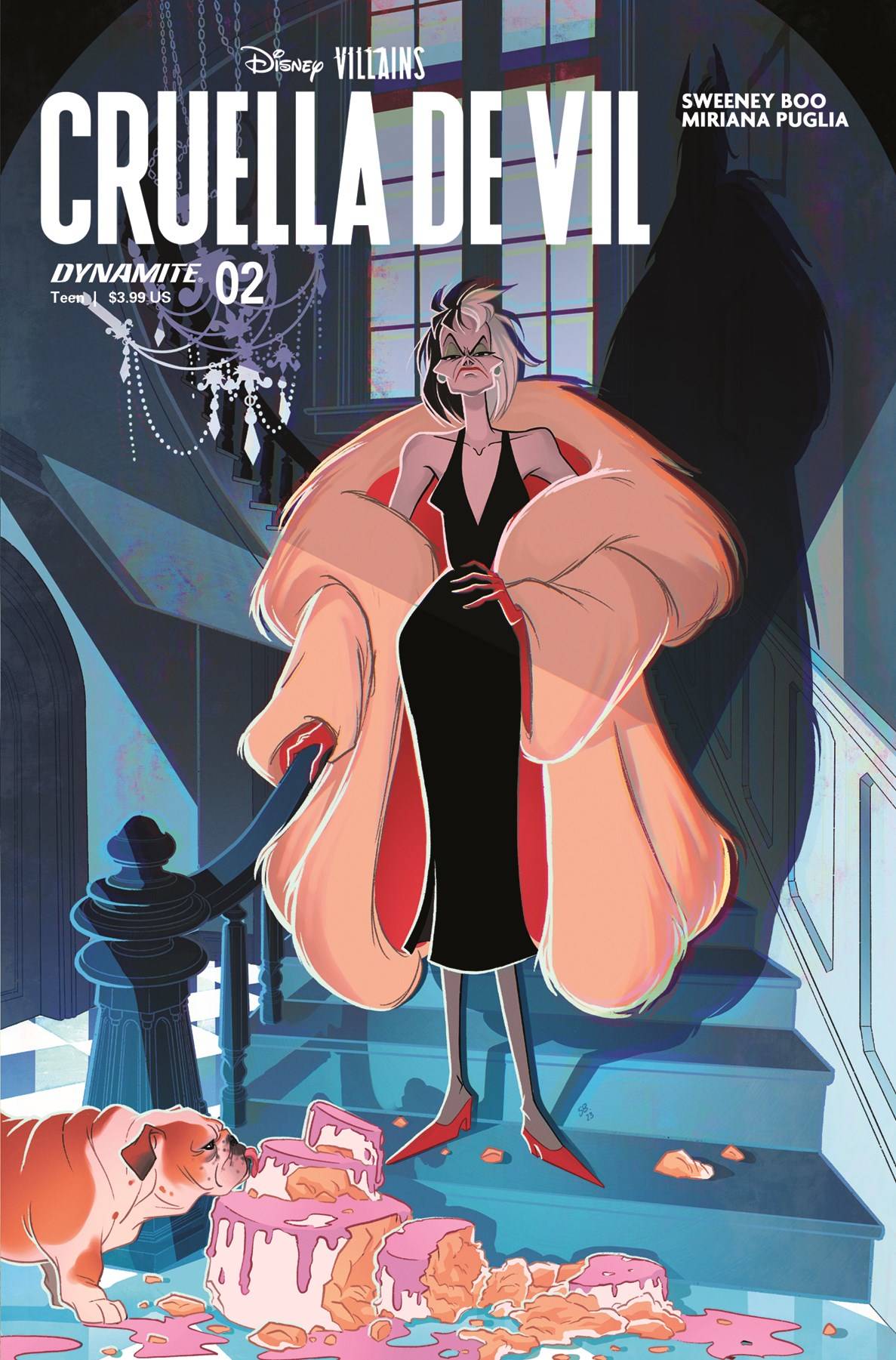 DISNEY VILLAINS CRUELLA DE VIL #2 COMIC BOOK CVR B BOO