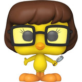 Warner Bros. 100th Annv: Looney Tunes X Scooby-Doo Tweety Bird as Velma Dinkley Funko Pop!