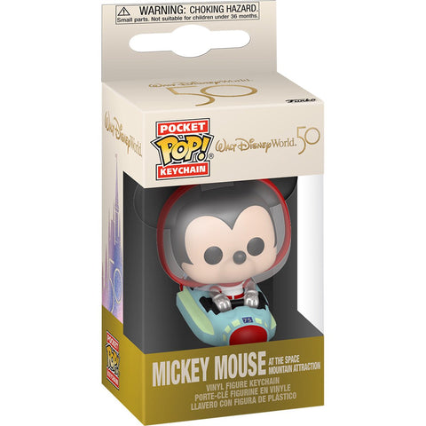 Walt Disney World 50th: Mickey Mouse at the Space Mountain Attraction - Funko Pop! Keychain