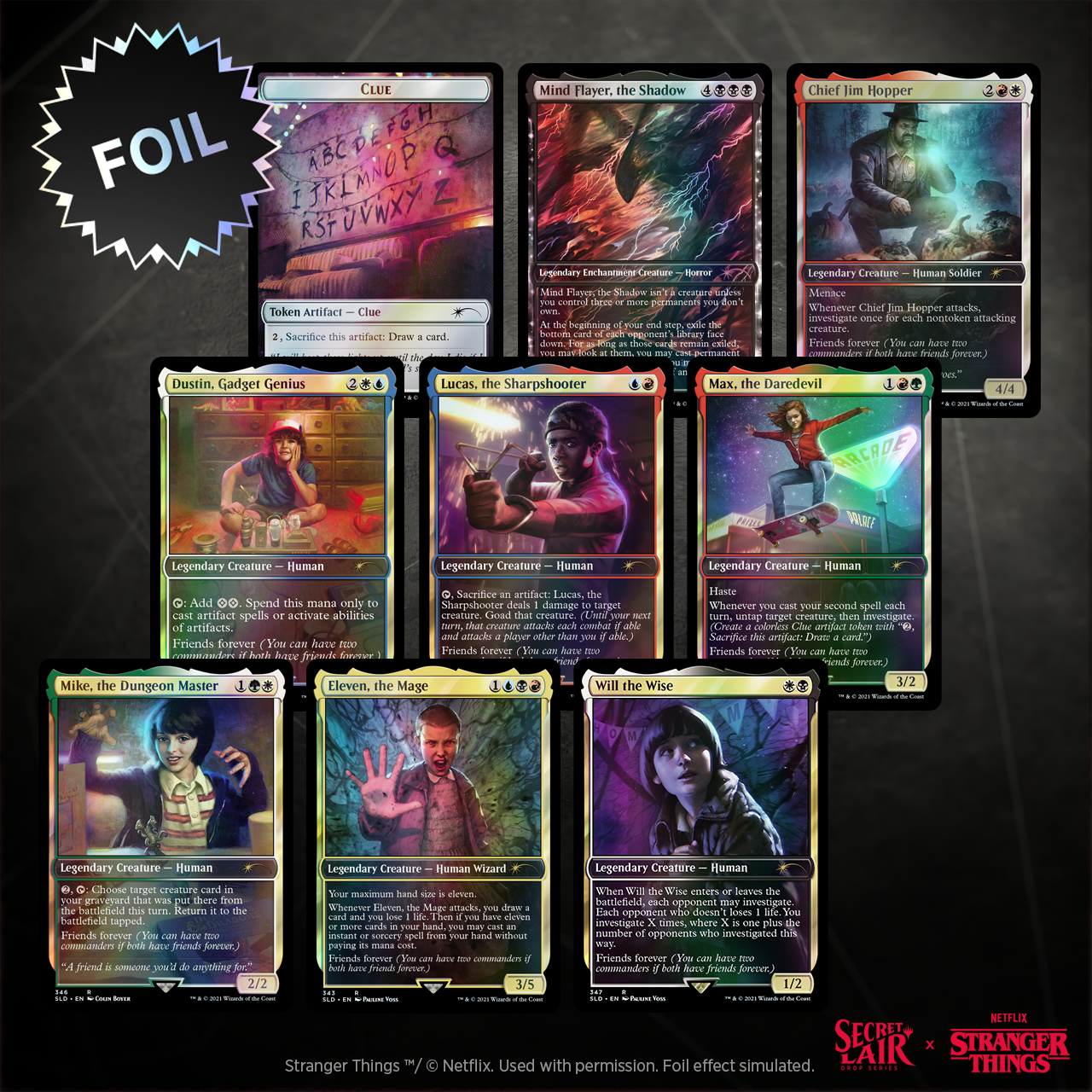 Magic The Gathering: Secret Lair x Stranger Things Foil- Drop Series Box