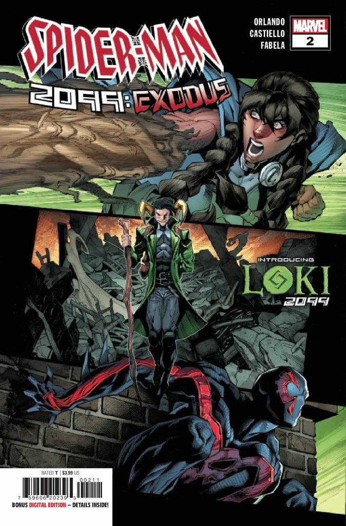 Marvel Comics: Spider-Man 2099: Exodus (Introducing Loki 2099) - #2 – Lake  Hartwell Collectibles