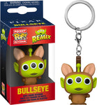 Pixar Alien Remix Bullseye Pocket Pop Keychain