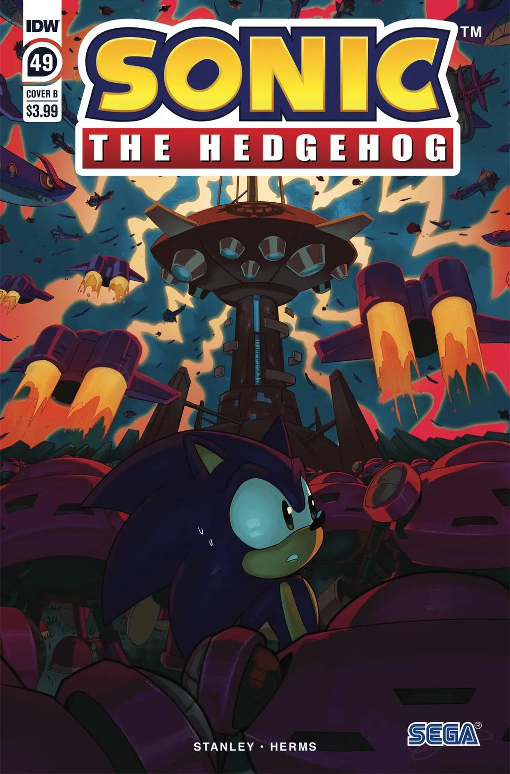 IDW Comics: Sonic The Hedgehog - #49 Cover A