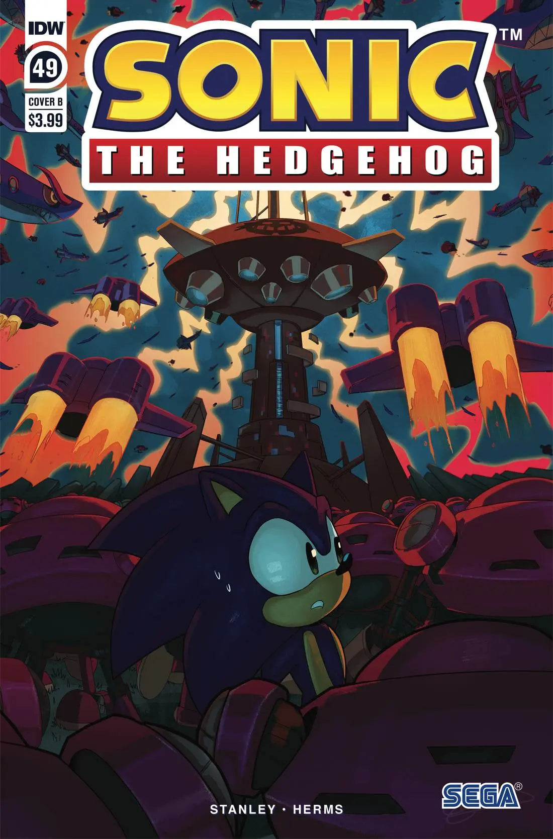IDW Comics: Sonic The Hedgehog - #49 Cover A