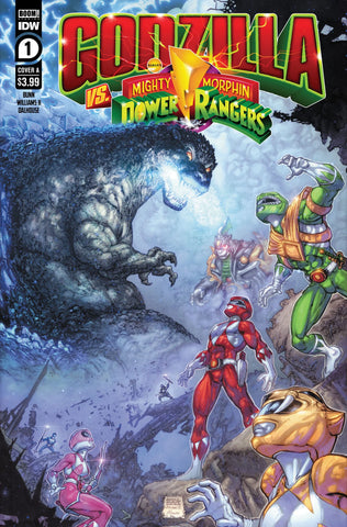 IDW Comics: Godzilla vs. Mighty Morphin Power Rangers - #1 Cover A