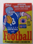 Topps: 1989 Football Wax Cards - Trading Cards Pack