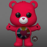 Care Bears 40th Anniversary:  HOPEFUL HEART Bear - Flocked Chase Funko l