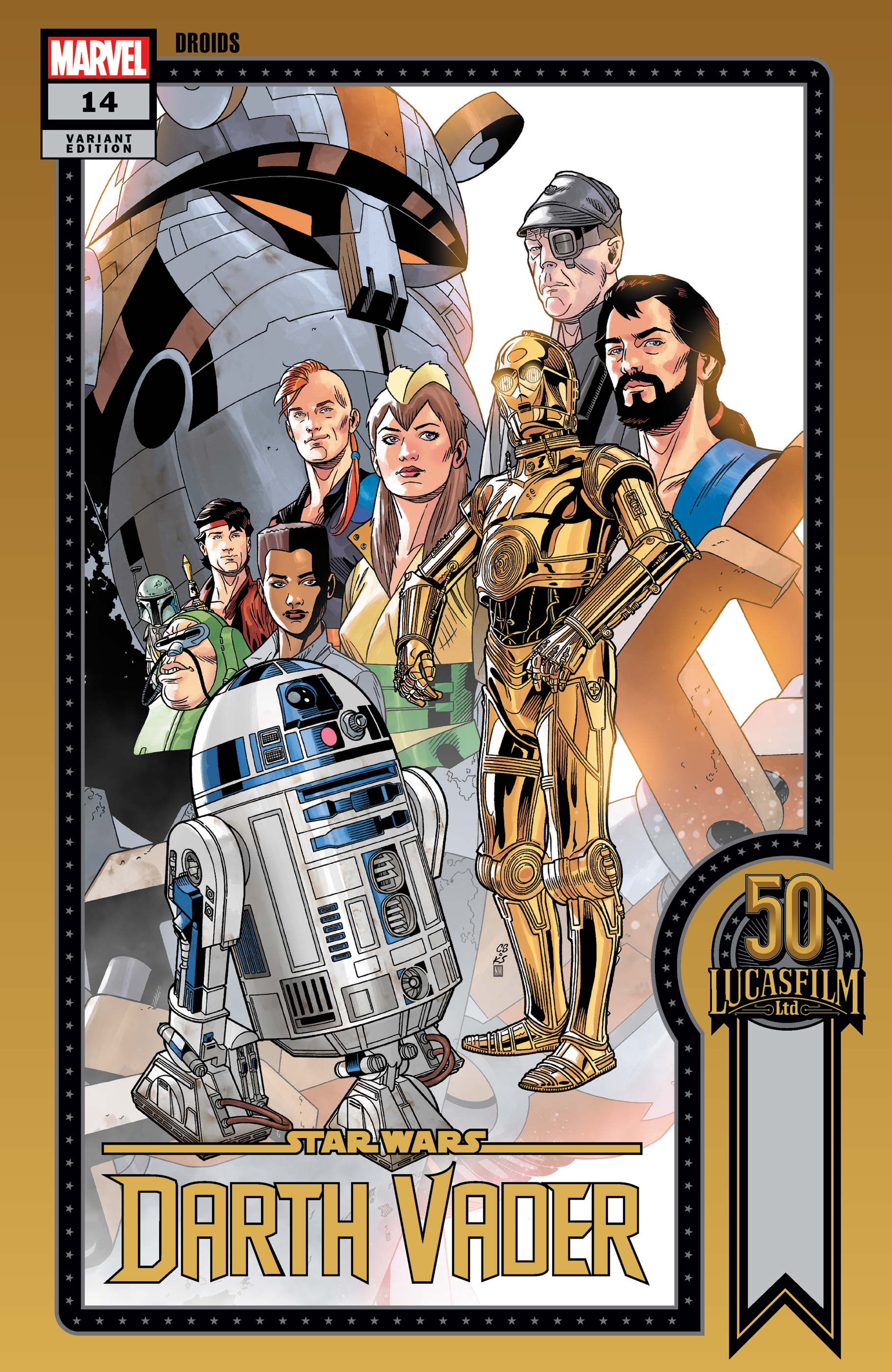 Marvel Comics: Star Wars Darth Vader - #14 Droids Variant Edition