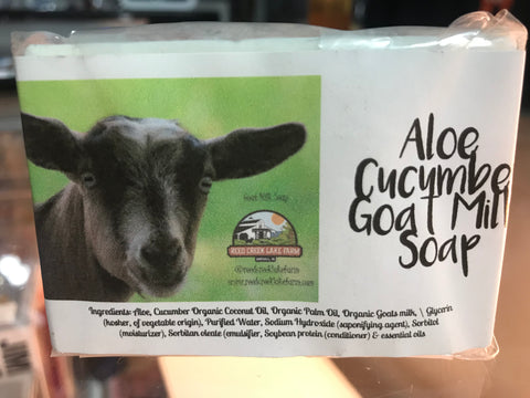 Reed Creek Lake Farm: Aloe Cucumber Goat Milk - Soap