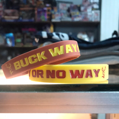Shone Webbb "Buck Way or No Way" Silicone Bands