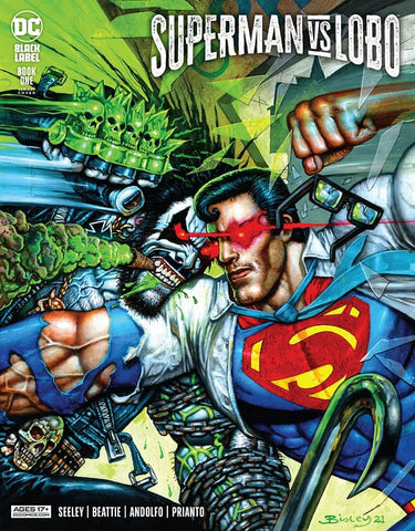 DC Comics: Superman VS Lobo - Black Label Book 1