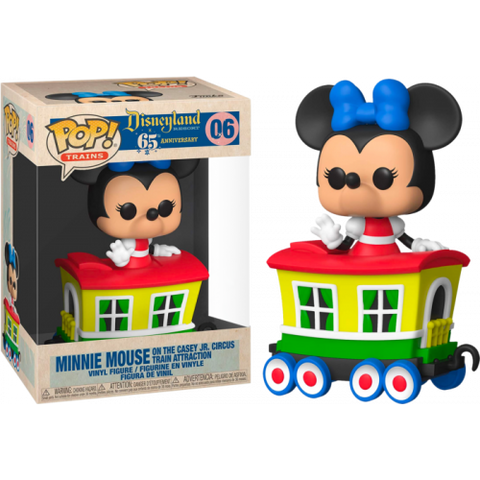Disneyland 65th Anniversary: Minnie Mouse on the Casey Jr. Circus Train Attraction - Funko Pop! Trains