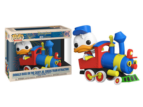 Disneyland 65th Anniversary: Donald Duck on the Casey Jr. Circus Train Attraction - Funko Pop! Trains