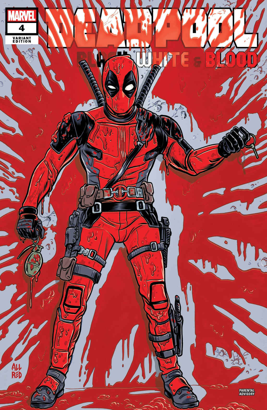 Marvel Comics: Deadpool Black, White, & Blood - #4