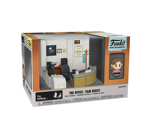 The Office Mini Moments: Pam Beesly at Reception Desk - Funko Pop